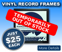 Vinyl Record Frames $19 Each