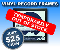 Vinyl Record Frames $25 Each