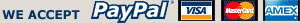 We Accept Paypal Payments
